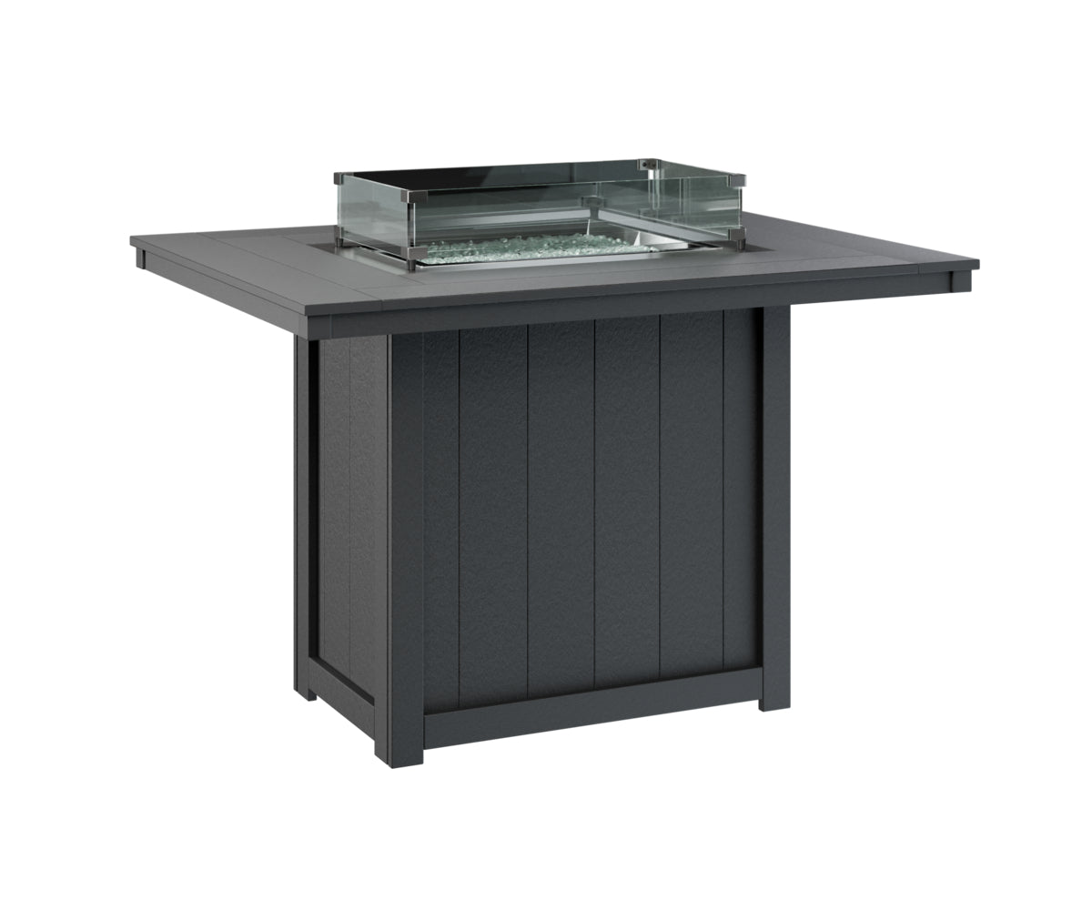 Donoma 42" x 54" Rectangular Fire Table Counter