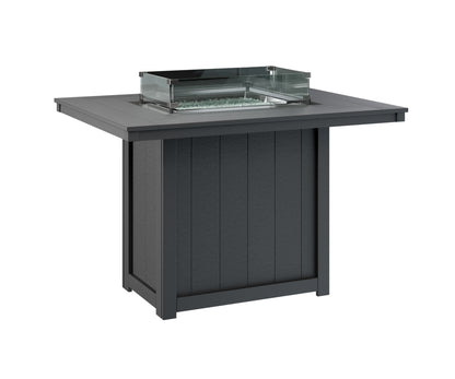 Donoma 42" x 54" Rectangular Fire Table Counter