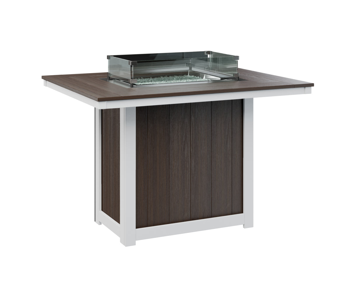 Donoma 42" x 54" Rectangular Fire Table Counter