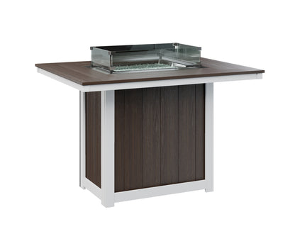 Donoma 42" x 54" Rectangular Fire Table Counter