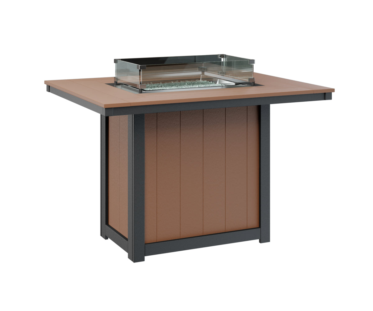 Donoma 42" x 54" Rectangular Fire Table Counter