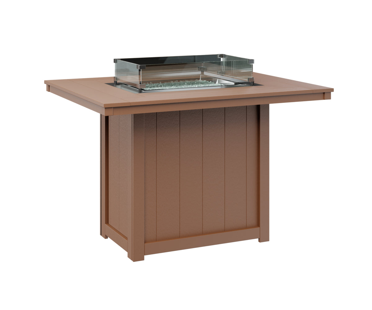 Donoma 42" x 54" Rectangular Fire Table Counter