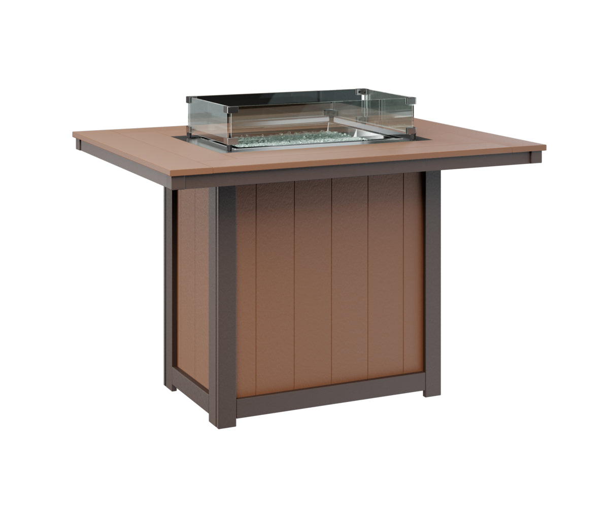Donoma 42" x 54" Rectangular Fire Table Counter
