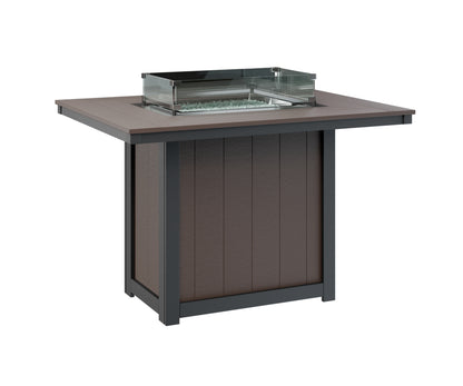 Donoma 42" x 54" Rectangular Fire Table Counter