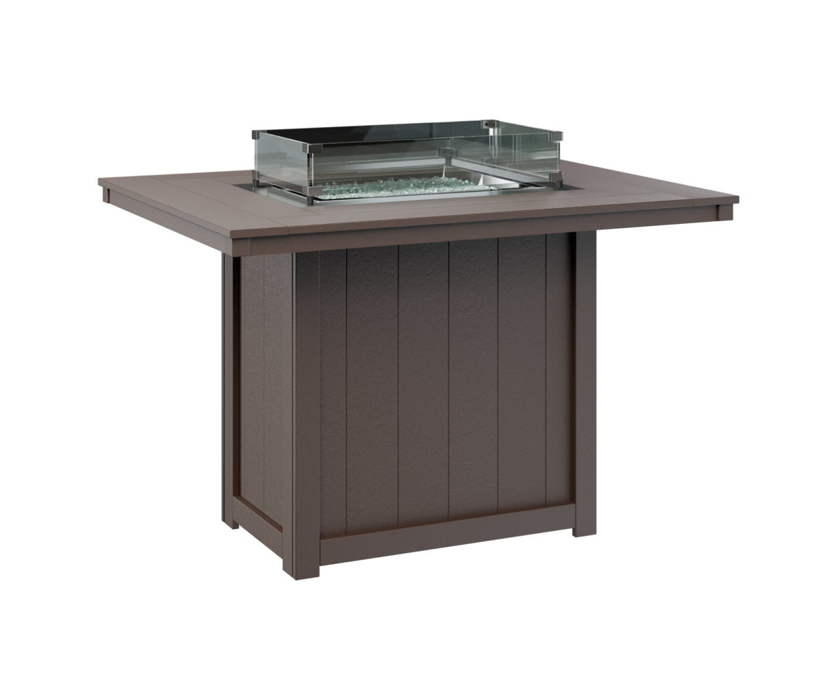 Donoma 42" x 54" Rectangular Fire Table Counter