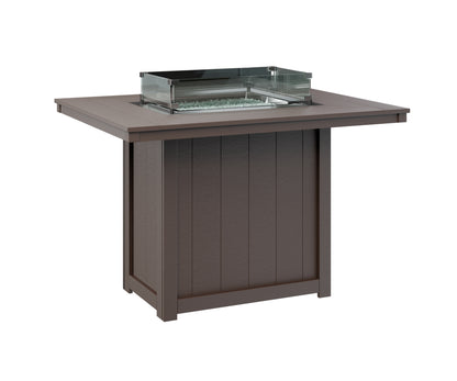 Donoma 42" x 54" Rectangular Fire Table Counter
