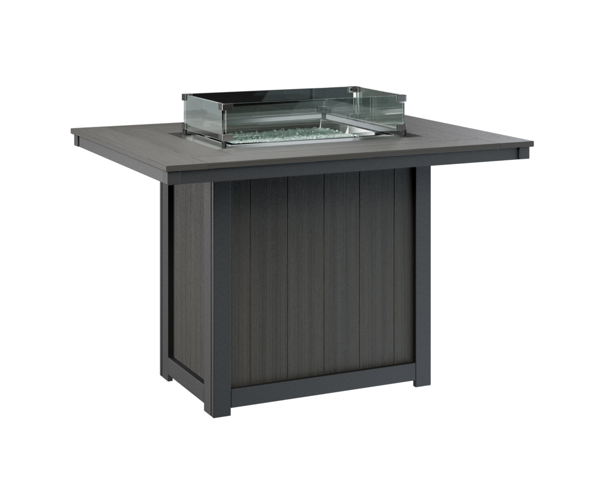Donoma 42" x 54" Rectangular Fire Table Counter