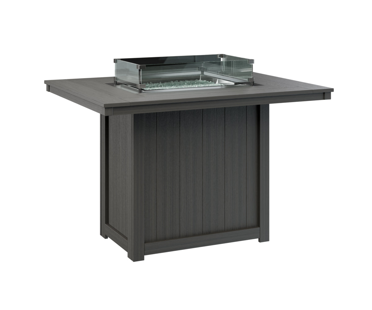 Donoma 42" x 54" Rectangular Fire Table Counter