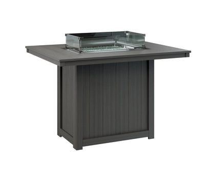 Donoma 42" x 54" Rectangular Fire Table Counter