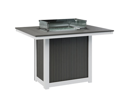 Donoma 42" x 54" Rectangular Fire Table Counter