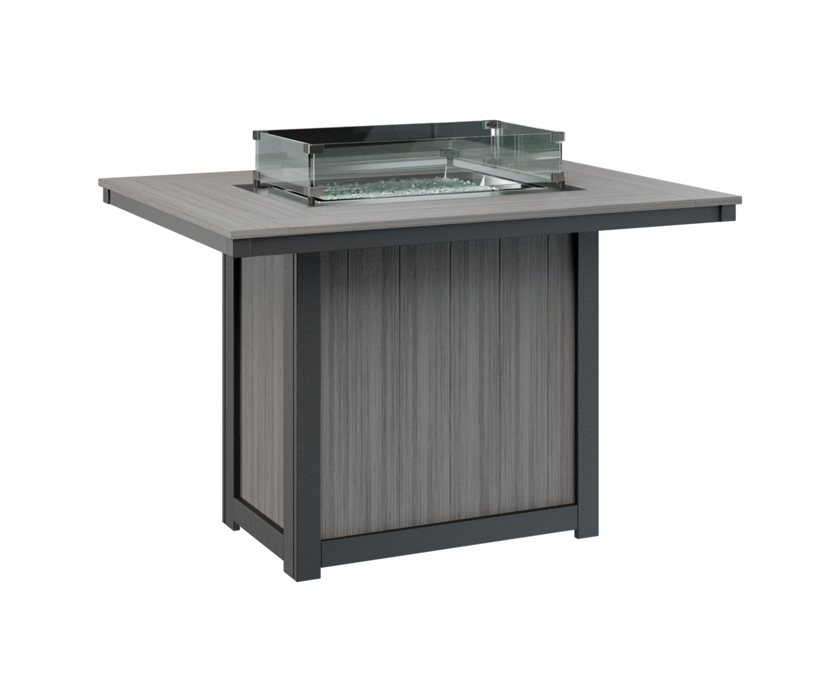 Donoma 42" x 54" Rectangular Fire Table Counter