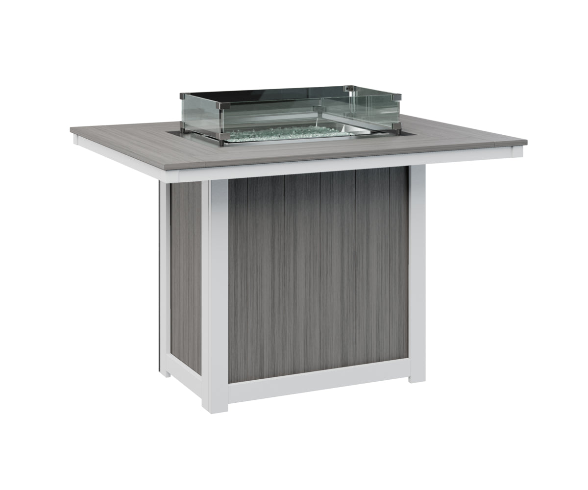 Donoma 42" x 54" Rectangular Fire Table Counter