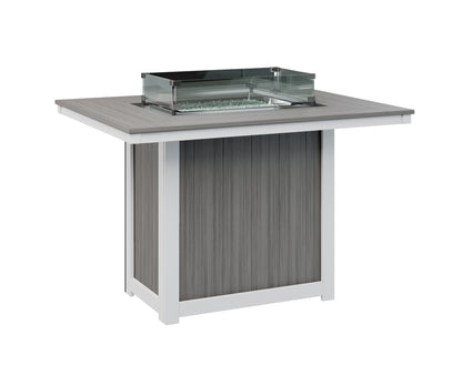 Donoma 42" x 54" Rectangular Fire Table Counter