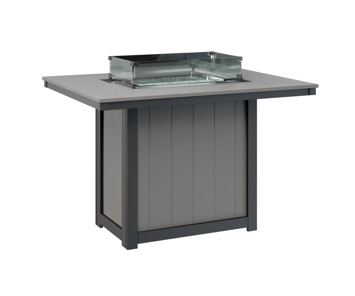 Donoma 42" x 54" Rectangular Fire Table Counter