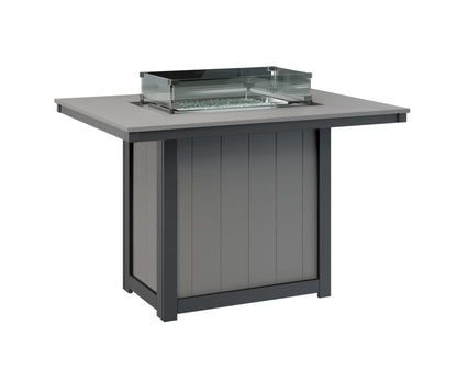 Donoma 42" x 54" Rectangular Fire Table Counter