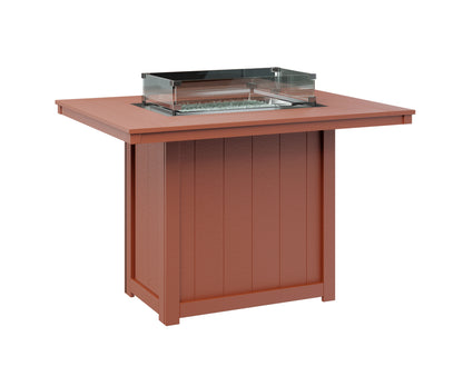 Donoma 42" x 54" Rectangular Fire Table Counter