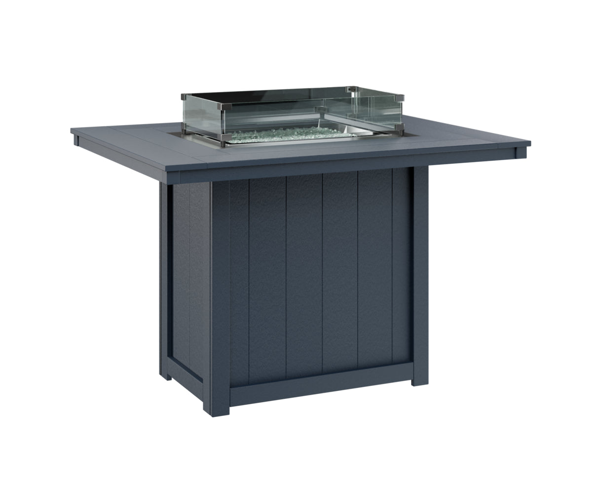 Donoma 42" x 54" Rectangular Fire Table Counter