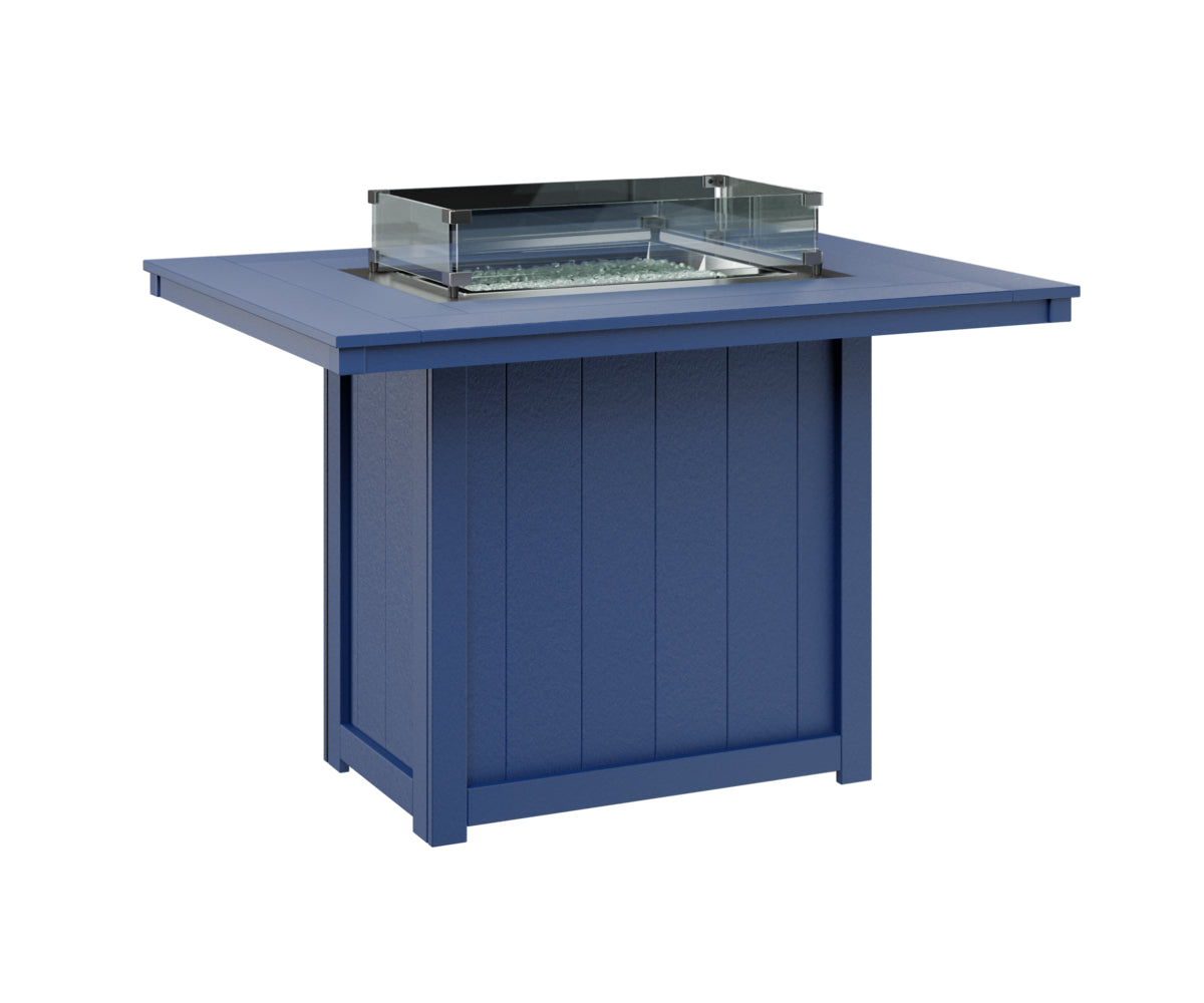 Donoma 42" x 54" Rectangular Fire Table Counter
