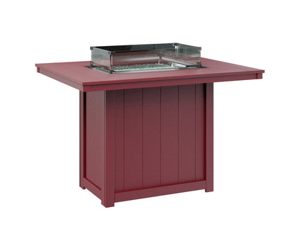 Donoma 42" x 54" Rectangular Fire Table Counter