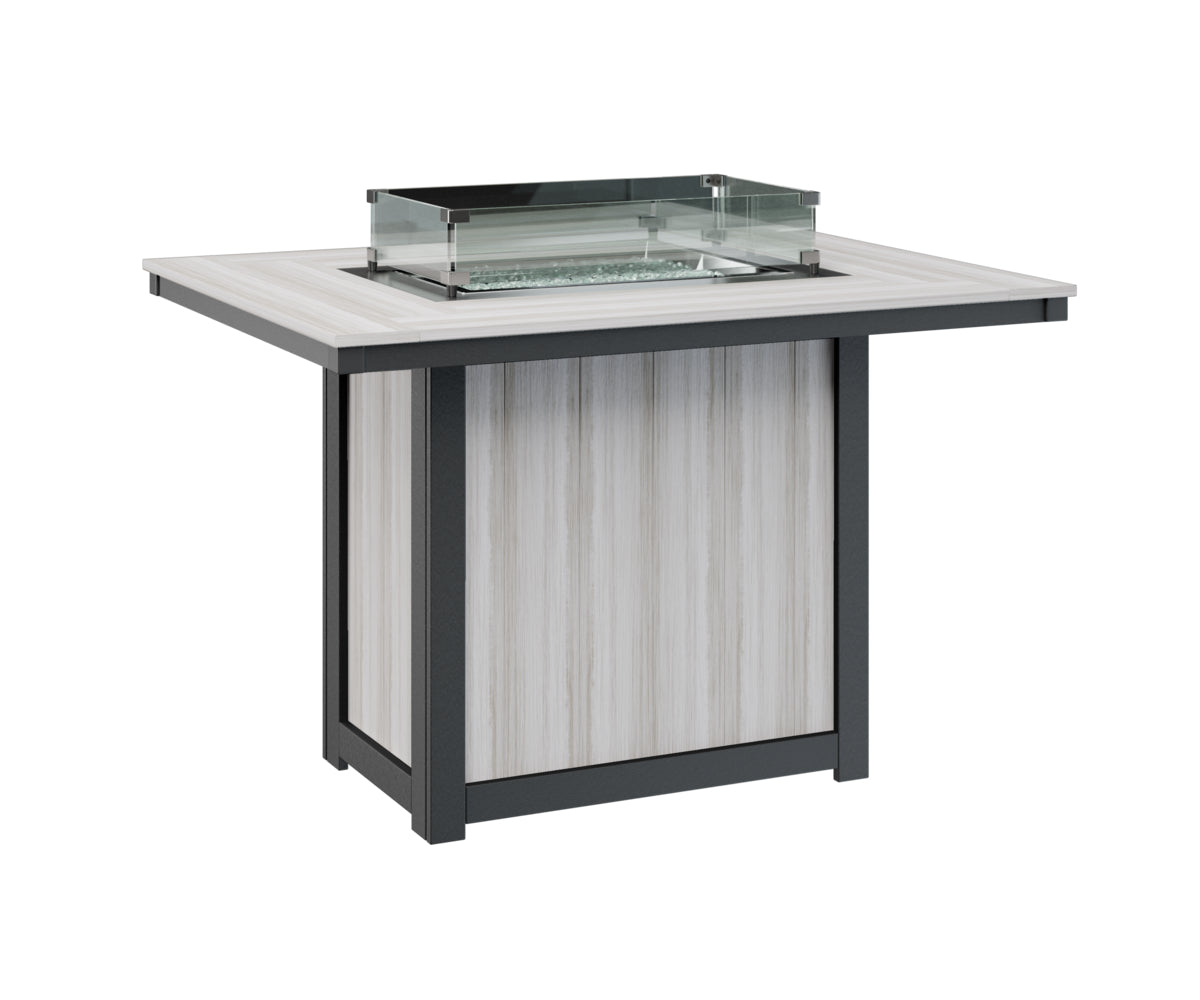 Donoma 42" x 54" Rectangular Fire Table Counter