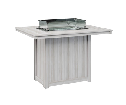 Donoma 42" x 54" Rectangular Fire Table Counter