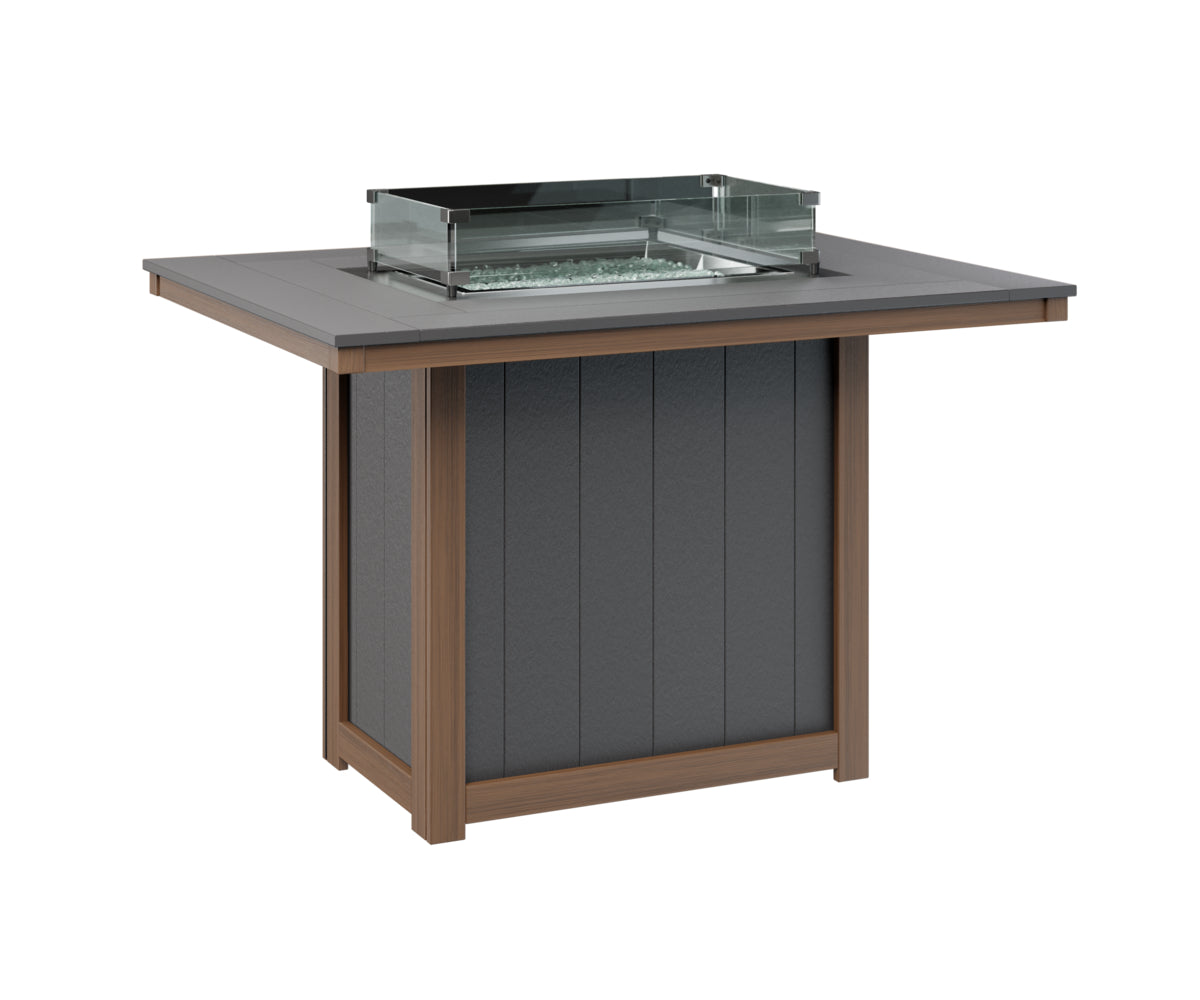 Donoma 42" x 54" Rectangular Fire Table Counter