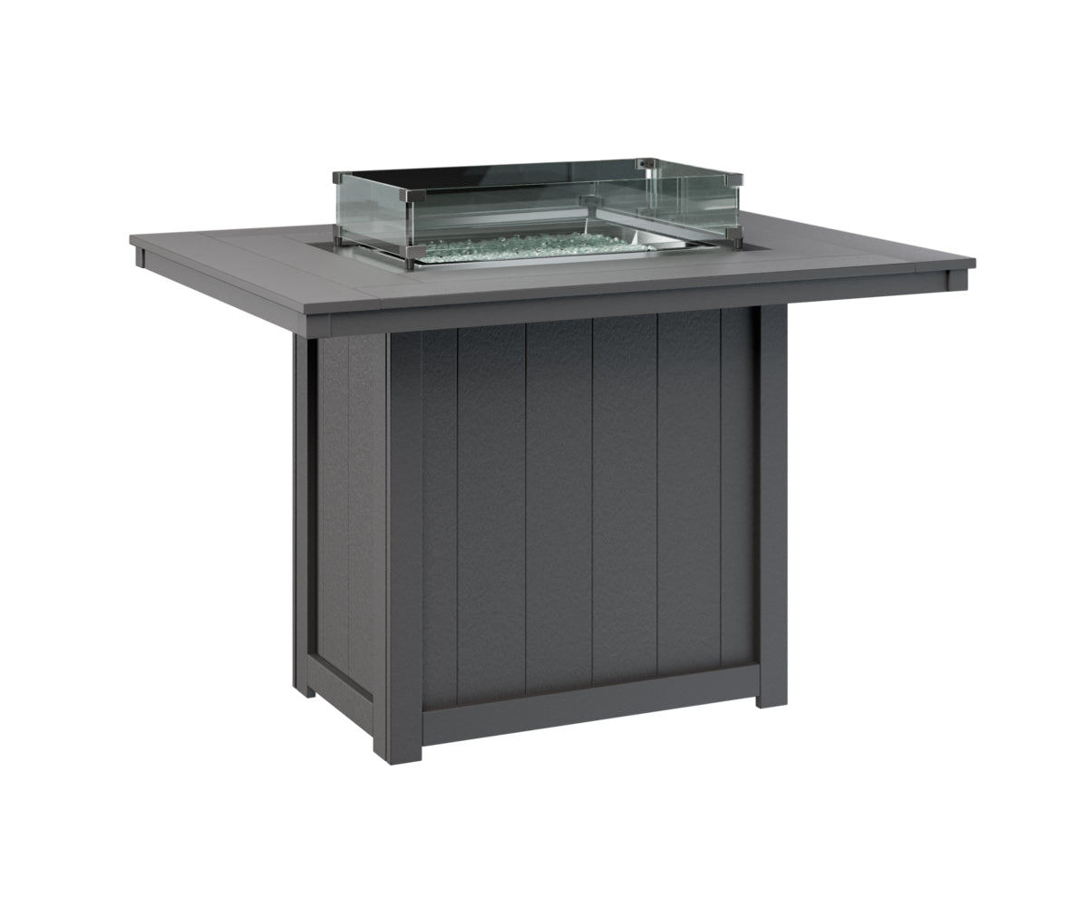 Donoma 42" x 54" Rectangular Fire Table Counter