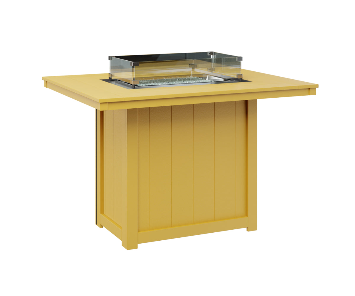 Donoma 42" x 54" Rectangular Fire Table Counter
