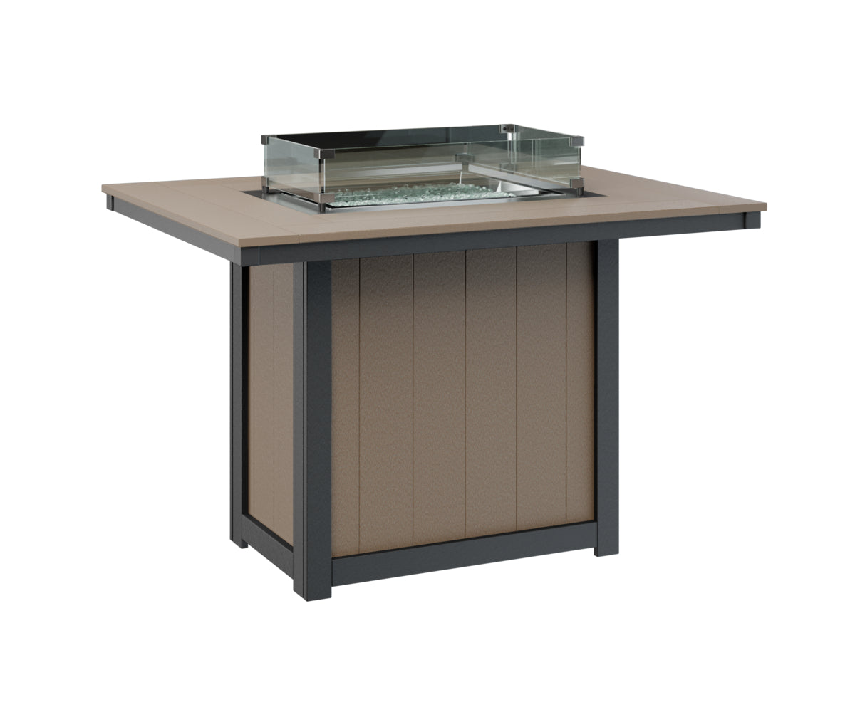 Donoma 42" x 54" Rectangular Fire Table Counter
