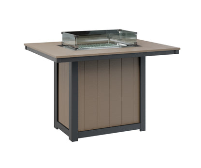 Donoma 42" x 54" Rectangular Fire Table Counter