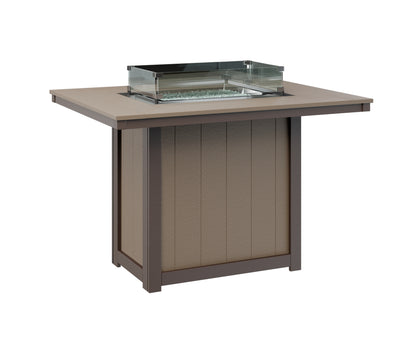 Donoma 42" x 54" Rectangular Fire Table Counter