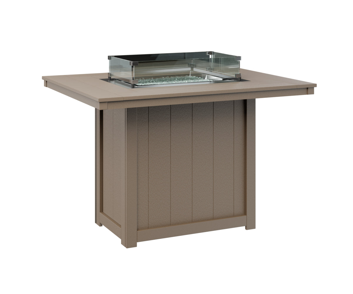 Donoma 42" x 54" Rectangular Fire Table Counter