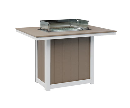 Donoma 42" x 54" Rectangular Fire Table Counter