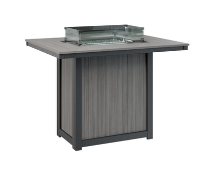 Donoma 42" x 54" Rectangular Fire Table Bar