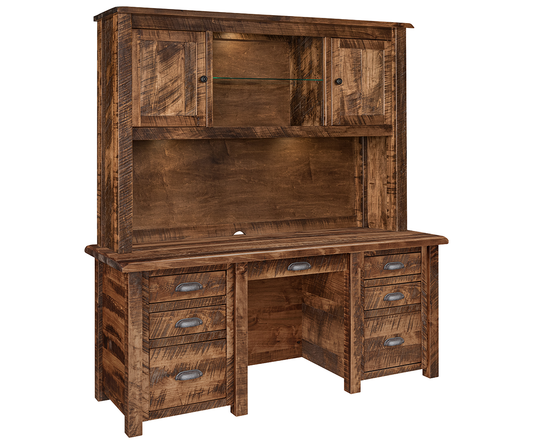 SFC Amish El Paso Double Pedestal Desk