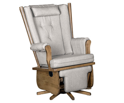 SFC Amish Smooth 4 Post Highback Swivel Glider
