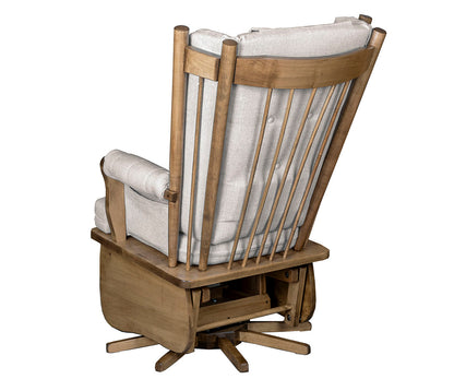 SFC Amish Smooth 4 Post Highback Swivel Glider