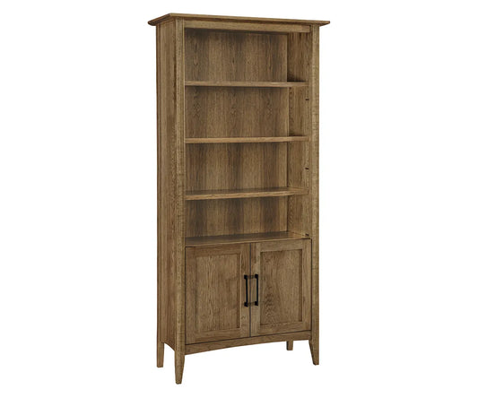 SFC Amish Atlantic 4 Shelf, 2 Door Bookcase