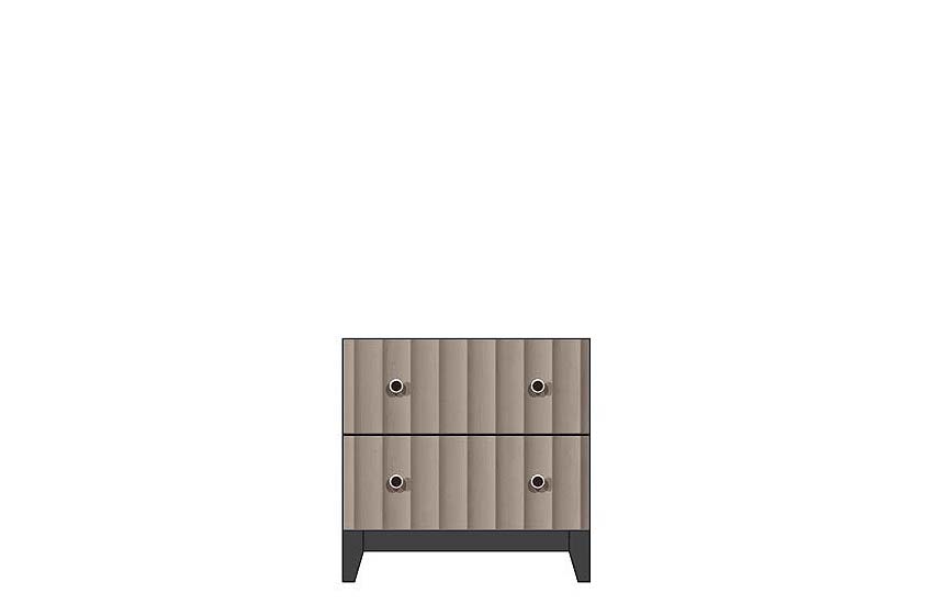 SFC Amish American Modern Two Drawer Nightstand