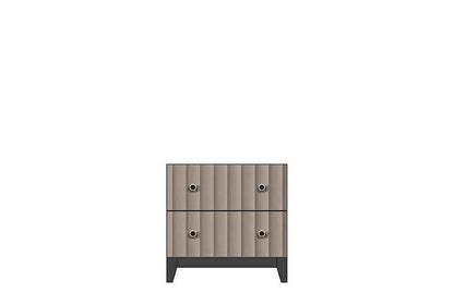 SFC Amish American Modern Two Drawer Nightstand