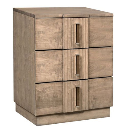 SFC Amish Hyde Park Three Drawer Bedside Chest