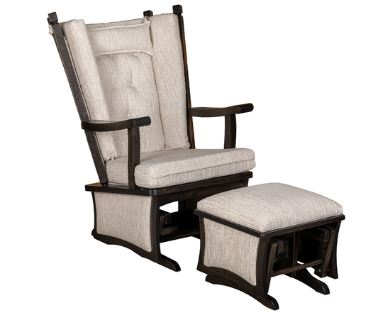 SFC Amish Ashland Inlay Ottoman
