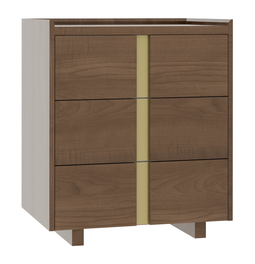 SFC Amish Verrado Three Drawer Bedside Chest