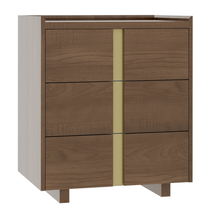 SFC Amish Verrado Three Drawer Bedside Chest