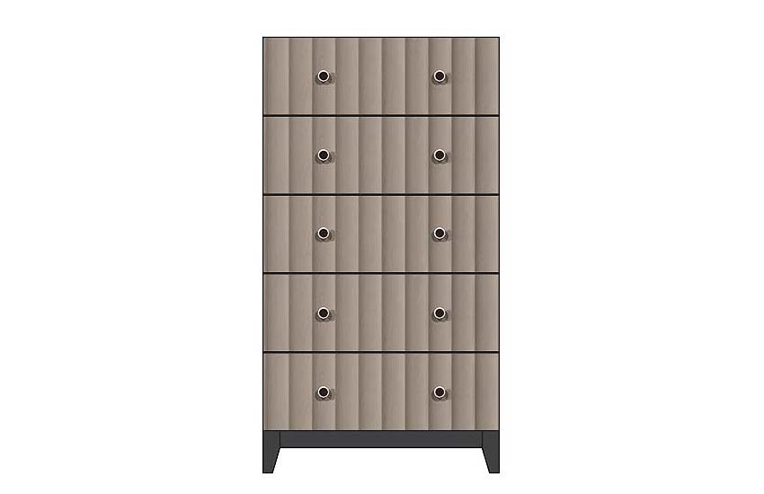 SFC Amish American Modern Five Drawer Chest
