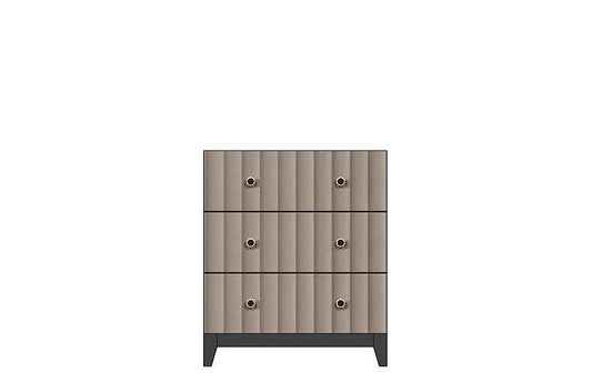 SFC Amish American Modern Three Drawer Bedside Chest