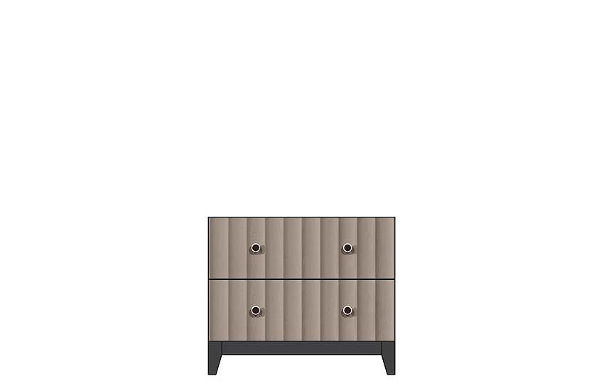 SFC Amish American Modern Two Drawer Nightstand