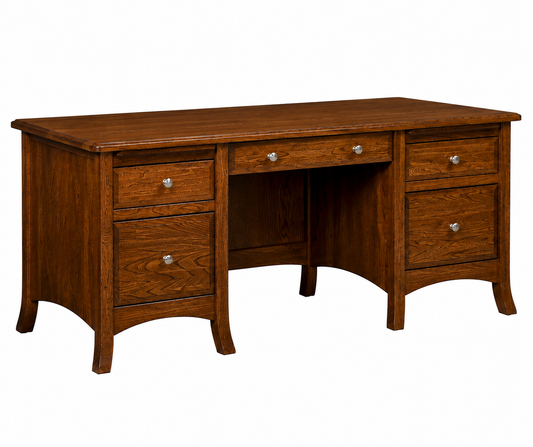 SFC Amish Carlisle Double Pedestal Desk
