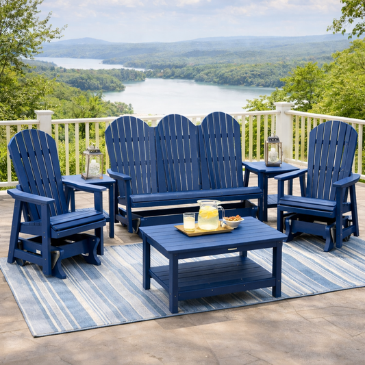 6 Piece Glider Set (Three Seat Glider)