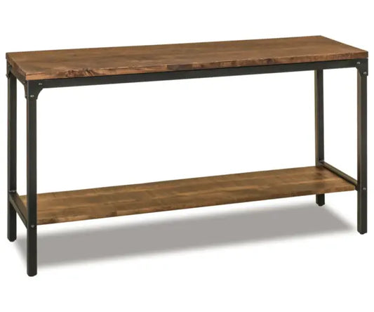 SFC Amish Houston Steel Leg Sofa Table